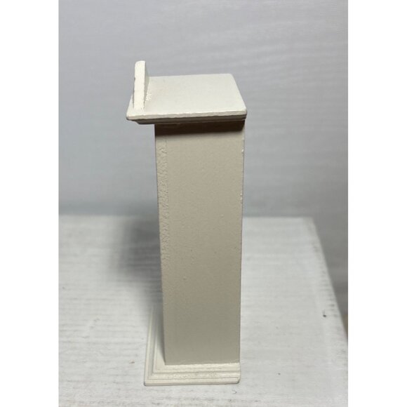 Hand-Painted Miniature Wooden Cabinet & Shelf Set With Floral Design Dollhouse - Picture 12 of 12